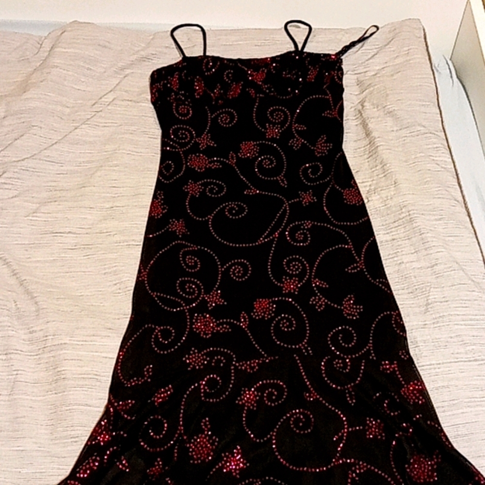 Black, sparkly party dress